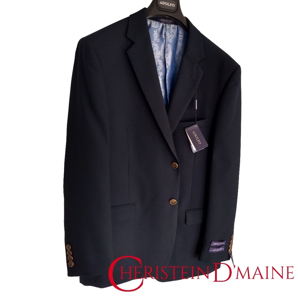 Adolfo Blazer - Navy Blue (New)